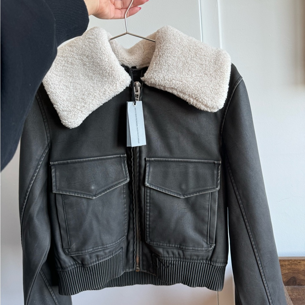 BLANK NYC aviator style jacket
